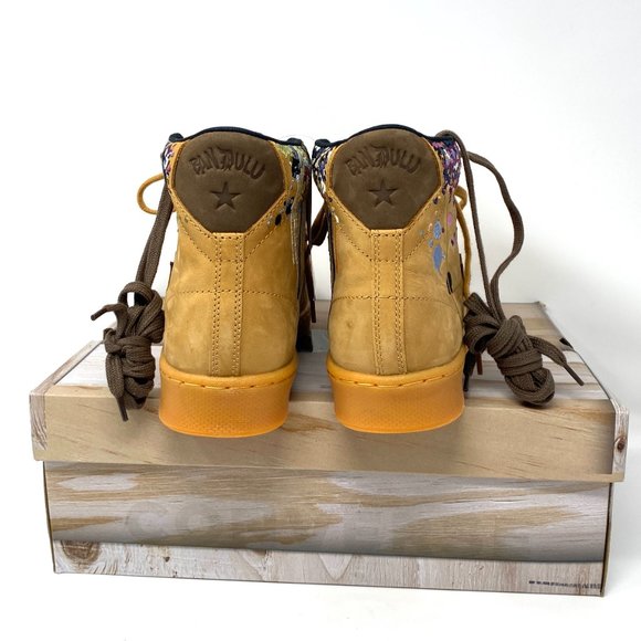 Converse X Bandulu Leather Mid Honey Boot Suede Women's Size 8 169908C - Picture 7 of 9